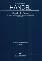 Utrecht Te Deum Hwv 278