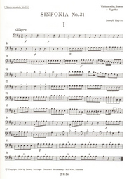 Sinfonie 31 D - Dur Hob 1/31 Hornsignal