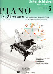 Piano Adventures 5 - Unterrichtsheft 1/2
