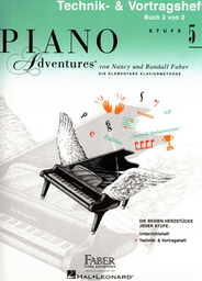 Piano Adventures 5 - Technik + Vortragsheft 2/2