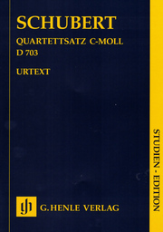 Quartettsatz c - moll D 703