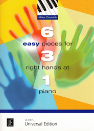 6 Easy Pieces For 3 Right Hands At 1 Piano