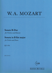 Sonate B - Dur KV 454