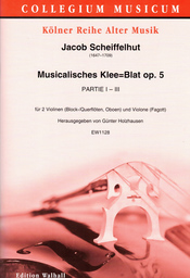 Musicalisches Klee Blat Op 5/1-3