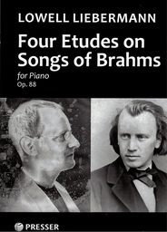4 Etudes On Songs Of Brahms Op 88