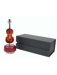 Geige Spieluhr "Donauwalzer" mit Geschenkbox 20cm (Geige:H = 14cm)