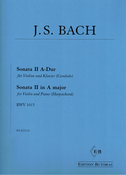 Sonate 2 A - Dur BWV 1015
