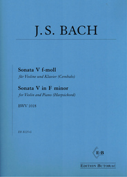 Sonate 5 F - Moll BWV 1018