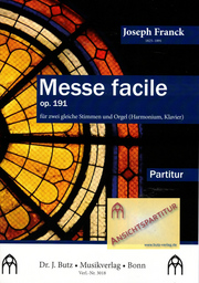 Messe Facile Op 191