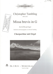 Missa Brevis G - Dur