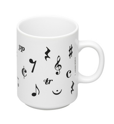 Tasse Musiksymbole