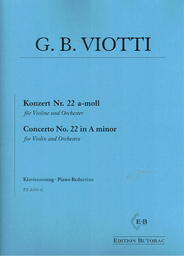 Konzert 22 A - Moll