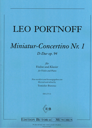 Miniatur Concertino 1 D - Dur Op 94