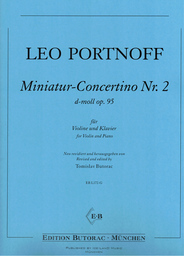 Miniatur Concertino 2  D - Moll Op 95