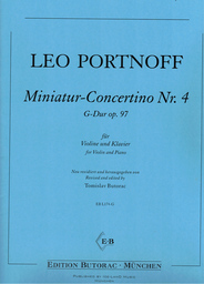 Miniatur Concertino 4 G - Dur Op 97