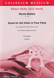 Ayres For The Violin In Four Parts