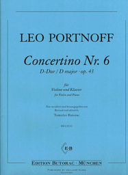 Concertino 6 D - Dur Op 43