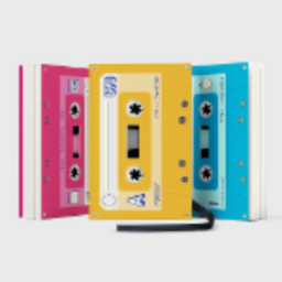 Notizbuch Musikkassette