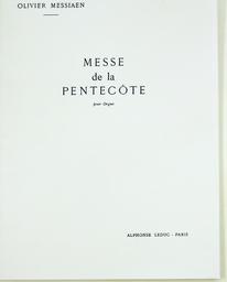 Messe De La Pentecote