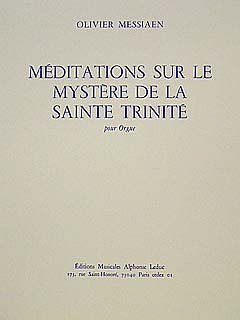 Meditations Sur Le Mystere De La Sainte Trinite