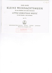 Kleine Weihnachtsmusik Op 27