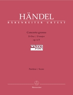 Concerto Grosso D - Dur Op 6/5 Hwv 323