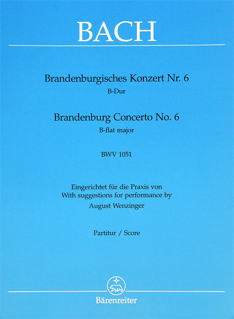 Brandenburgisches Konzert 6 B - Dur Bwv 1051