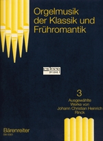 Orgelmusik Der Klassik 3 + Fruehromantik