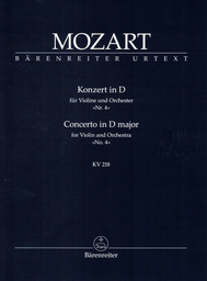 Konzert 4 D - Dur KV 218