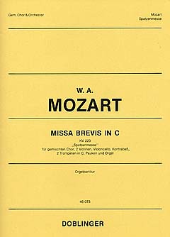 Missa Brevis C - Dur Kv 220 (spatzenmesse)