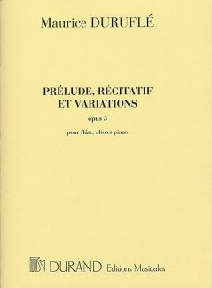Prelude Recitatif Et Variation