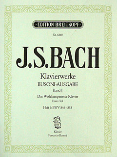 Das Wohltemperierte Klavier 1/1 BWV 846-853