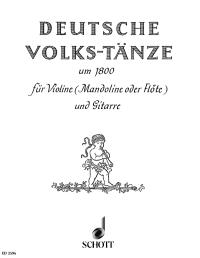 Deutsche Volkstaenze Um 1800