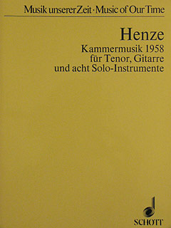 Kammermusik 1958 In Lieblicher Blaeue