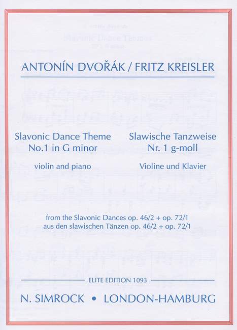 Slawischer Tanz 1 G - Moll Op 46/2 72/1