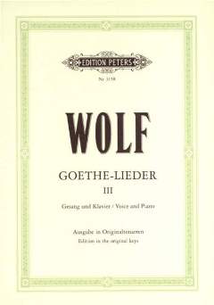 Goethe Lieder 3 Original
