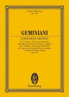 Concerto Grosso E - Moll Op 3/6