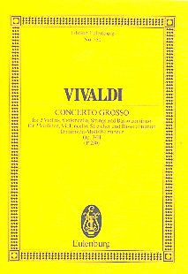 Concerto Grosso D - Moll Op 3/11 Rv 565 F 4/11 T 416