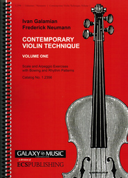 Contemporary Violin Technique 1
