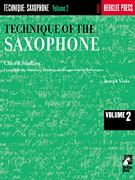 Technique Of Saxophon 2 Chord Studies