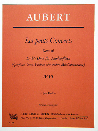 Les Petit Concerts Op 16 Nr 4-6