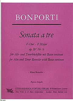 Sonate A Tre Op 4/9
