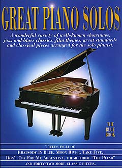 Great Piano Solos Blue Book
