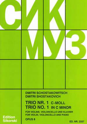 Trio 1 C - Moll Op 8
