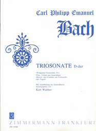 Triosonate D - Dur Wq 151