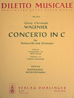 Konzert C - Dur Wv 341