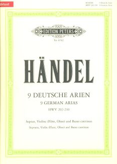 9 Deutsche Arien Hwv 202-210