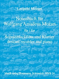 Notenbuch Fuer Wolfgang Amadeus Mozart