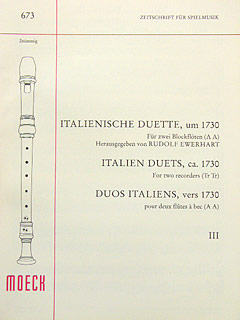 Italienische Duette Um 1730