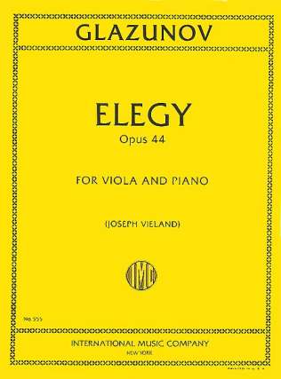 Elegie G - Moll Op 44